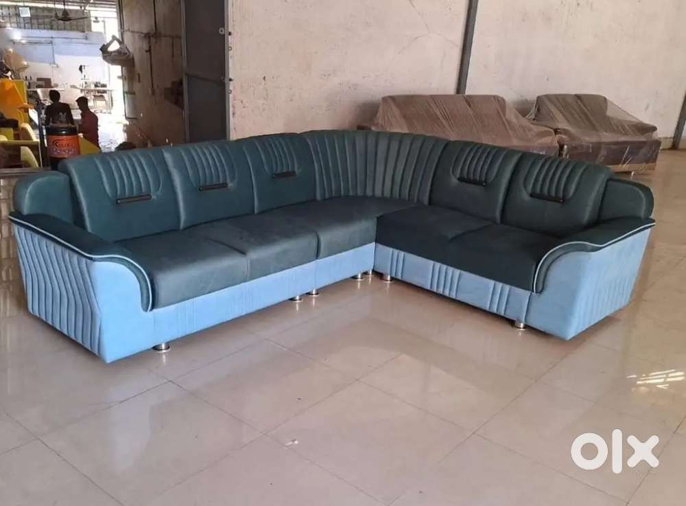 Luxury marten l shape sofa set in starf furniture