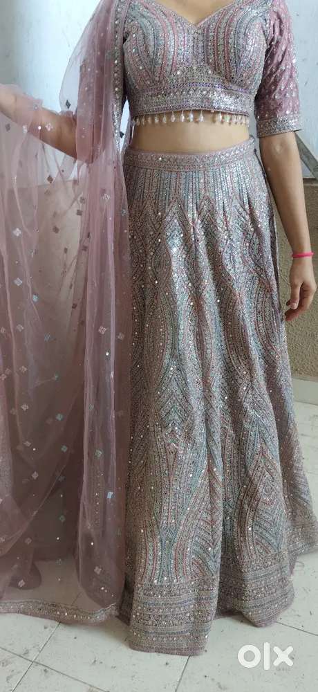 This is a brand new lehenga.It's very elegant and heavy looking.