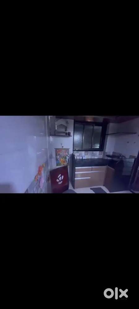 1RK semi-furnished flat