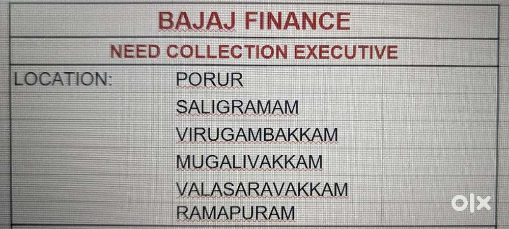 COLLECTION EXECUTIVE URGENT REQUIREMENT