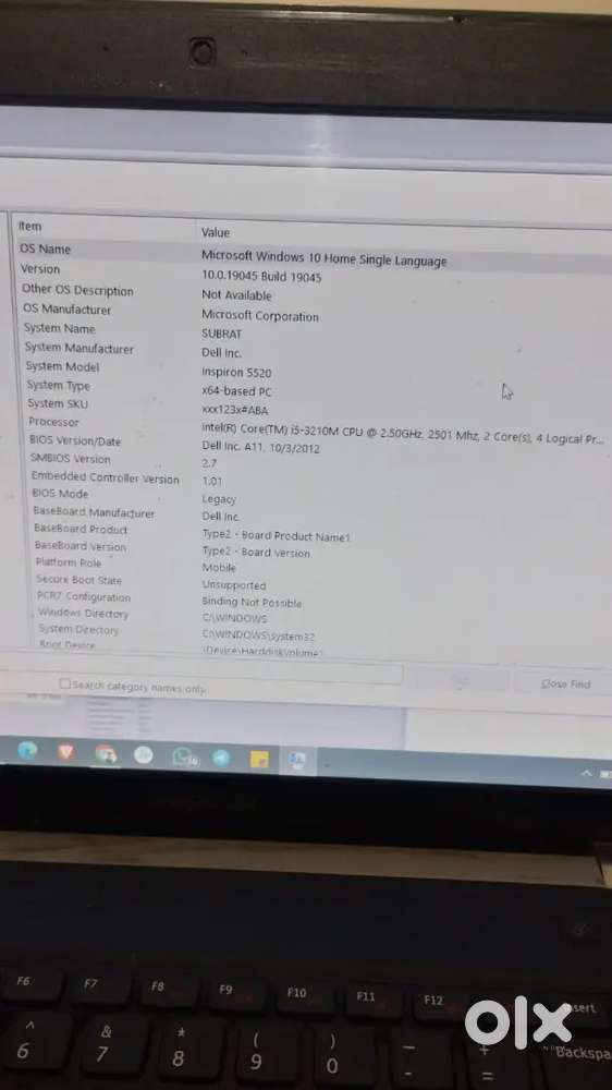 Dell Inspiron 5520 Laptop – Great Condition, Priced for Quick Sale