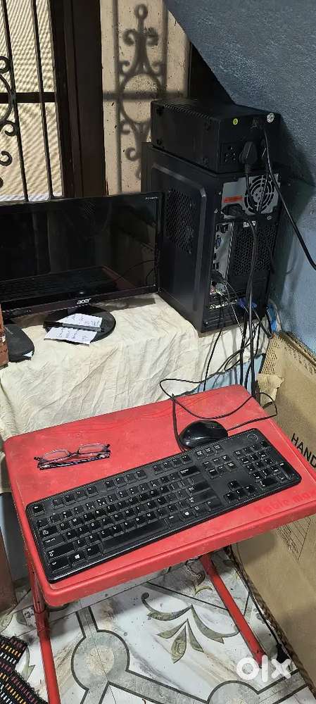 Full Set Computer for Sales Monitor, Keyboard,mouse,CPU,,UPC, Speaker