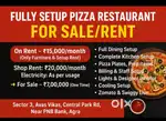 Fully Setup Pizza Restaurant for Sale/Rent  with Furniture,and Staff