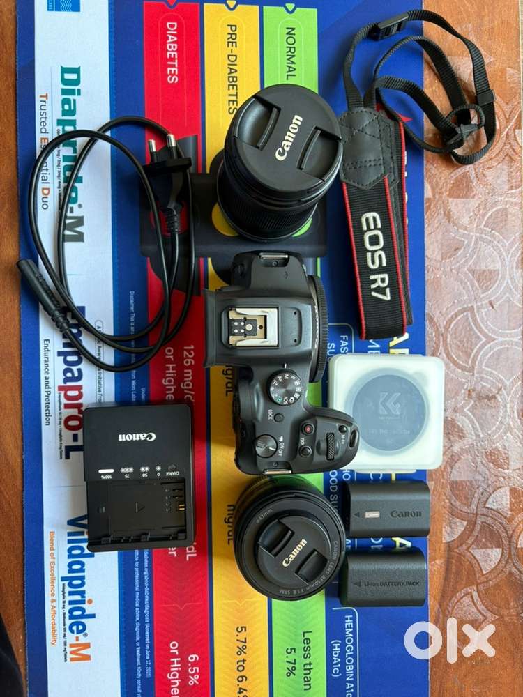 Canon R7 with lenses