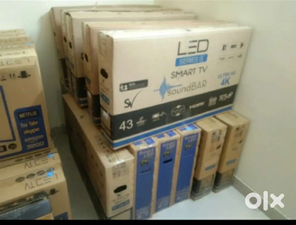 Newly pack 40 inch smart FHD LED tv low price, 1yr onsite warranty bil