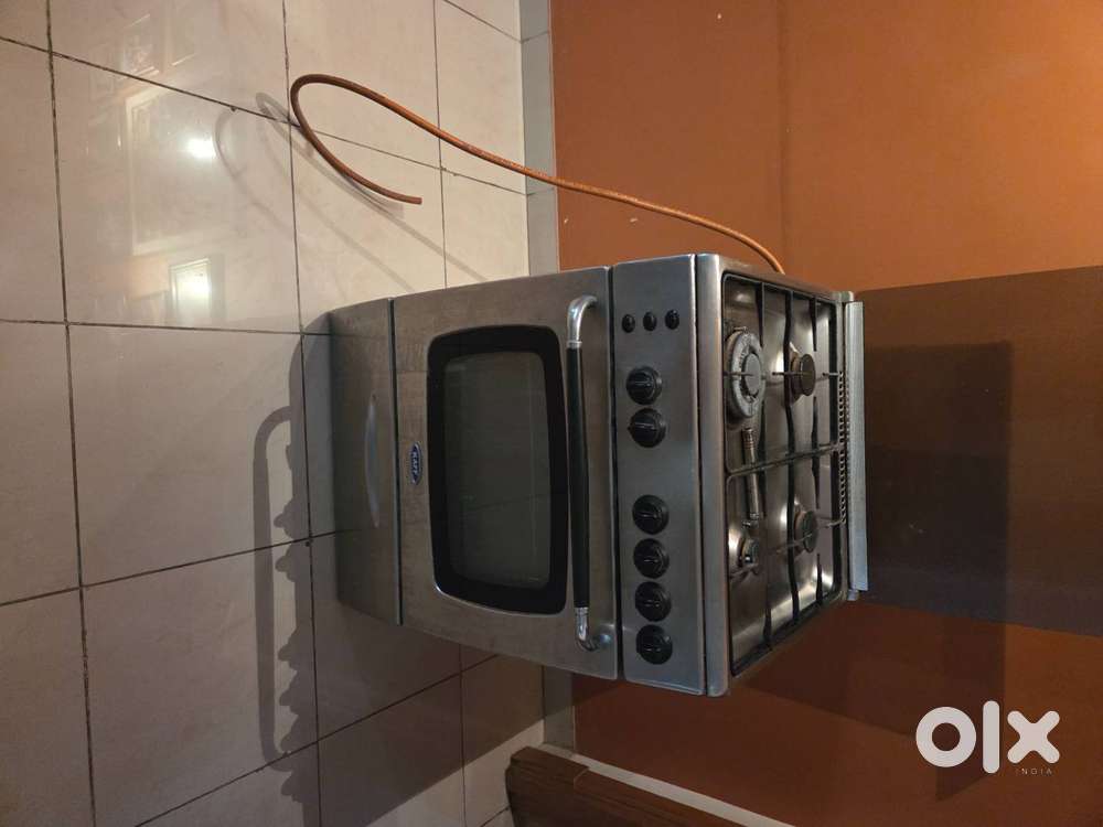 Kaff 4 burner gas cooking range with electric oven