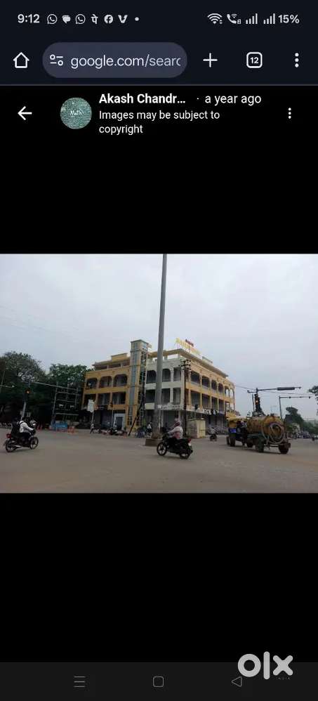 On road commercial shop in mangla chowk