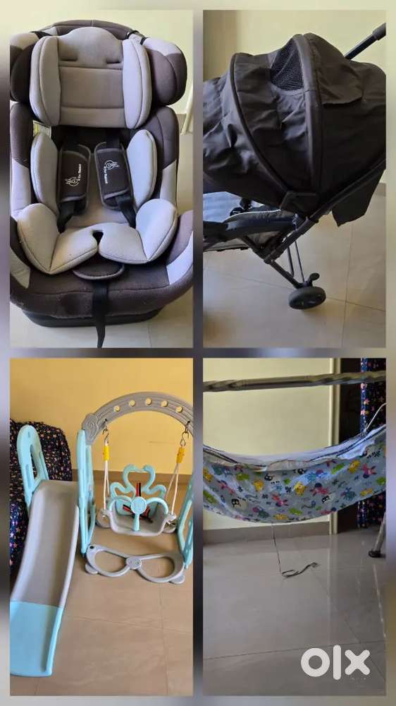 Baby Swing, Stoler, Car seat, Slid+swing in new condition