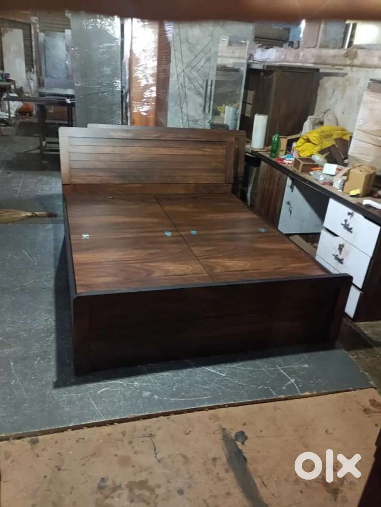 Brand new wooden double bed