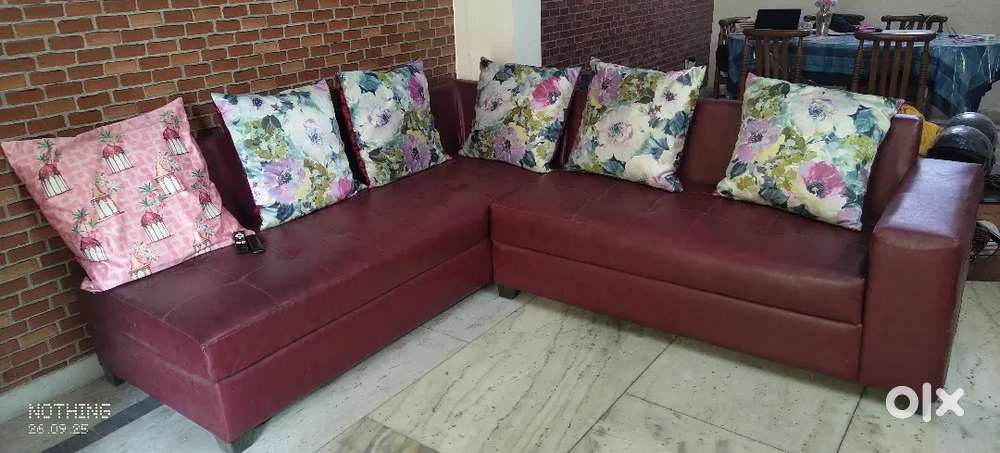 Premium Leather 5-6 Seater Sofa  Spacious, Upgraded & Comfortable