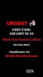 Urgent requirement