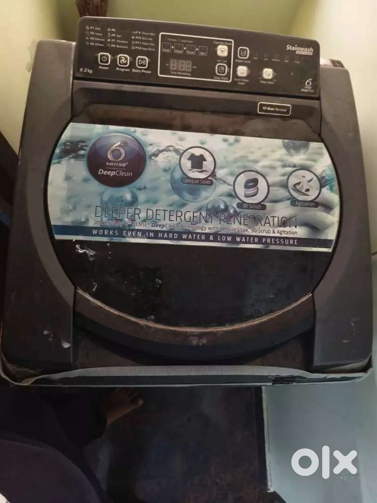 Whirlpool washing machine 6.2kg stainwash deep cleaning