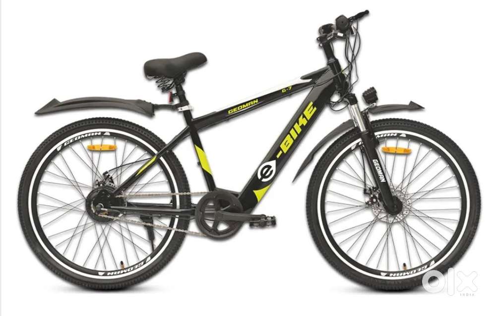 Geoman electric cycle with top speed of 35km/hr