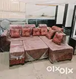 Sofa.5 seater sofa solid wood frame
