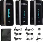 BOYA BY-XM6 S2 2.4GHz Dual Wireless Lavalier Microphone System