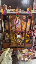Mandir and Crockery for Sale ( Wooden )