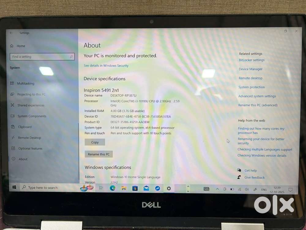  Dell Inspiron 2-in-1 Touchscreen Laptop