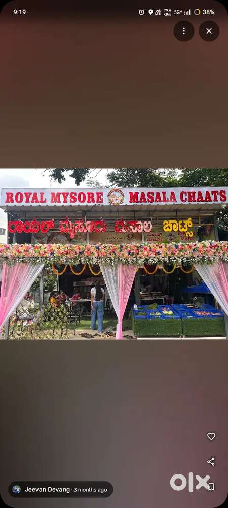 Running Restaurant for sale