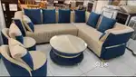 Nagpur Furniture Zone,  Luxury L Shape Sofa Set with 2 Chairs