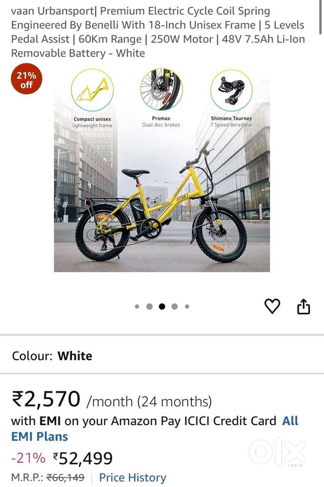 Vaan Urbanspot Yellow for sale