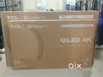 TCL smart google tv with 4K quality and EMI option available