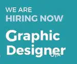 We are hiring a graphic designer