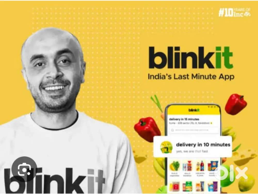 Blinkit delivery boy