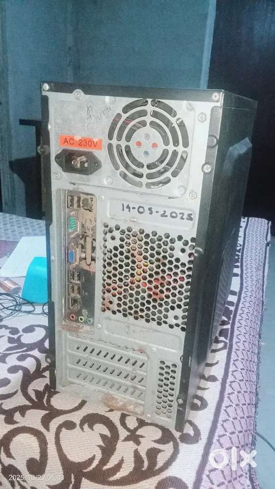 zoonis desktop computer black colour ram 4GB storage 256GB