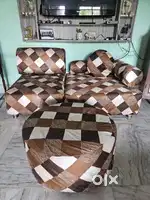 2 sofa + 1 sofa cum table