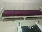 Urgent sale 7 seater sofa set & centre table ( price non-negotiable)