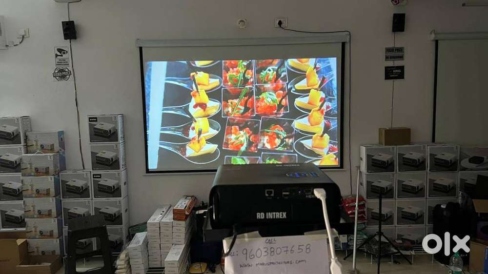 Best NEW quality 4K 3D projectors and screens wall tripod at wholesale