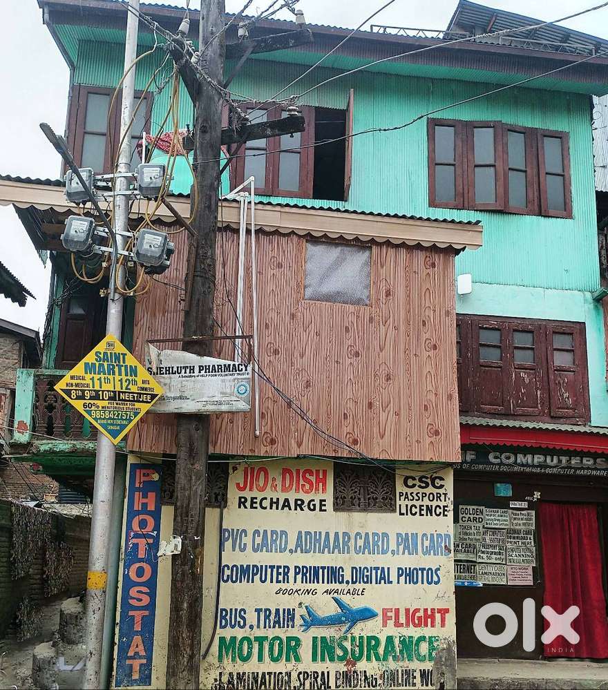 SHOP WITH FULL BUILDING, KITCHEN, 2 BATHROOMS, 2 TOILET, TWO ROOMS AND