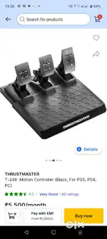 Thrustermaster T248 steering wheel new in condition