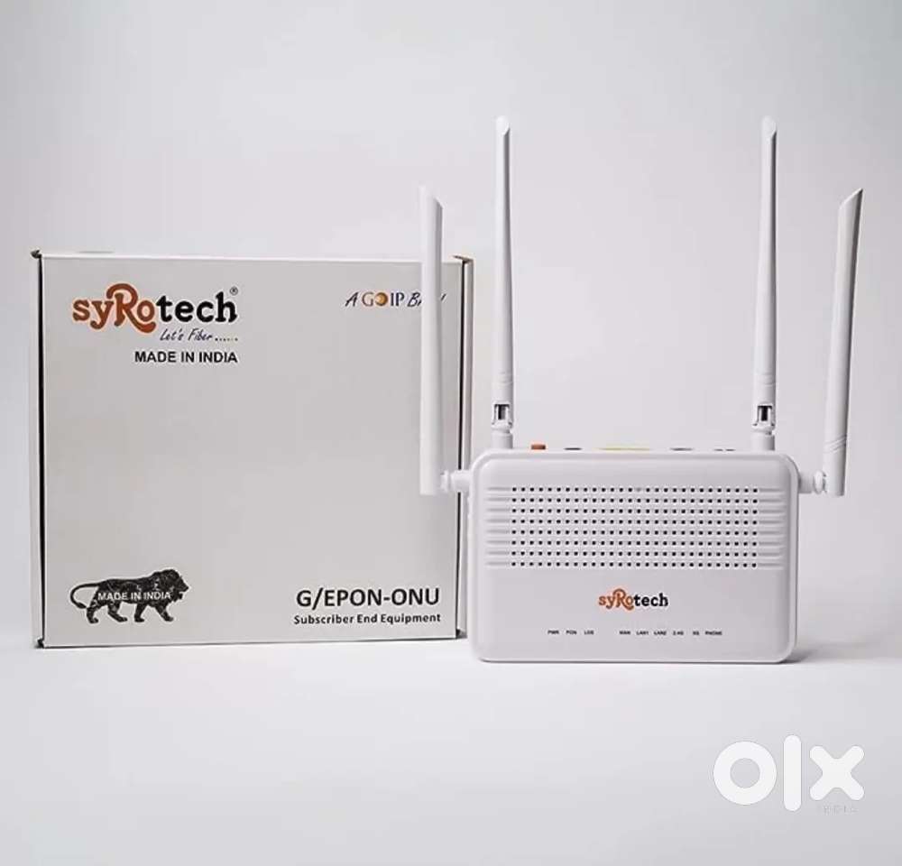 Unused Syrotech Wifi Router with Free 25 meter wifi wire.