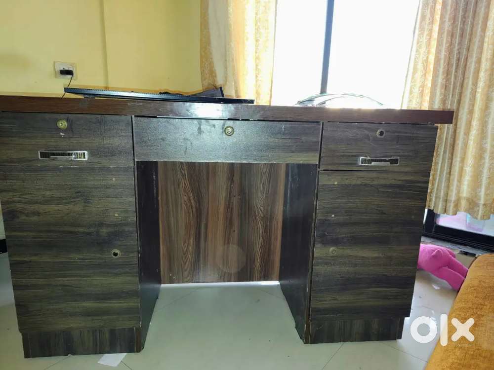 Wardrobe and office table