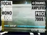 FOCAL AUDITOR / 4 CHANNEL MONO BLOCK AMPLIFIER - EXXTRA POWER & PUNCH