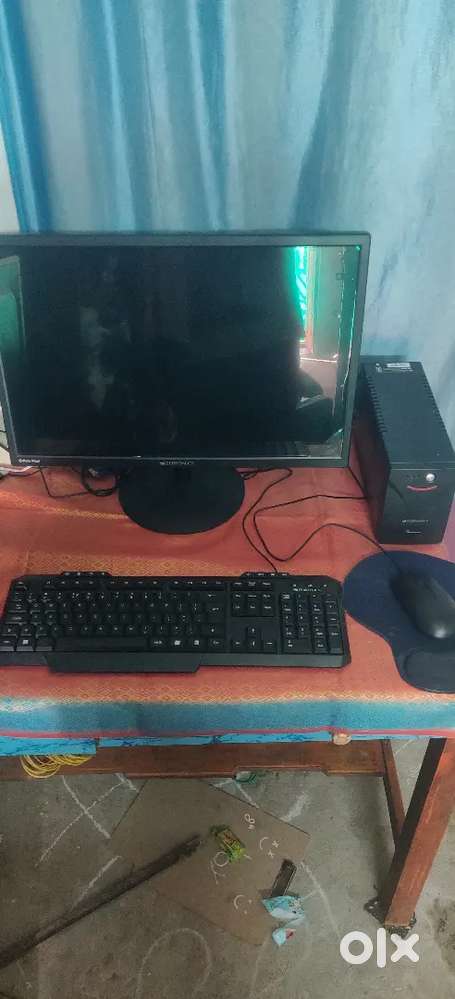 Monitor and keyboard, mouse ups also..