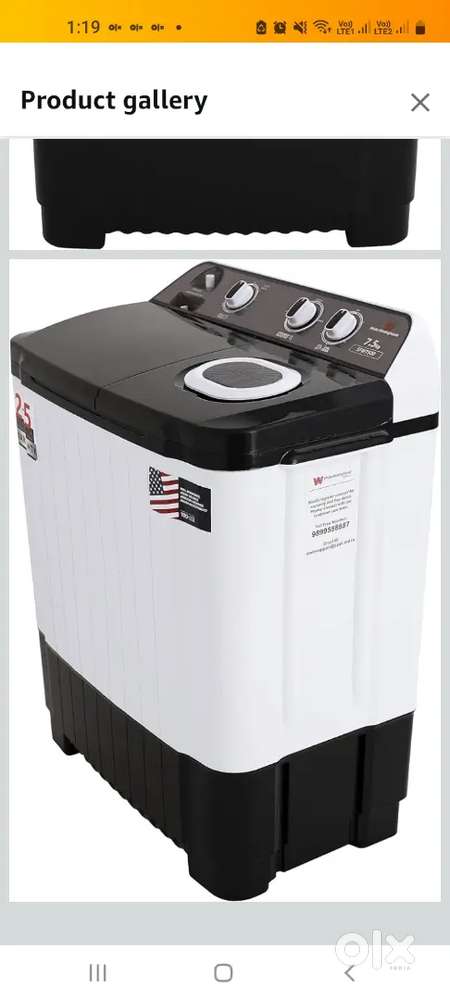 Semi automatic washing machine