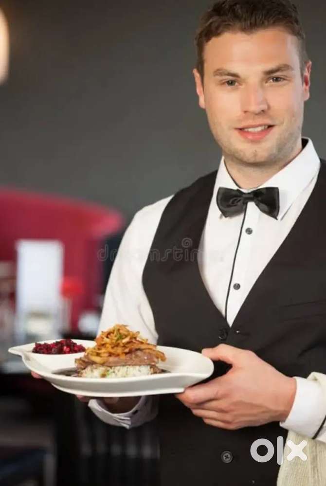 Urgent waiter requirement in hotels