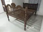 Antique Queen Size Cot - 50 Year Old