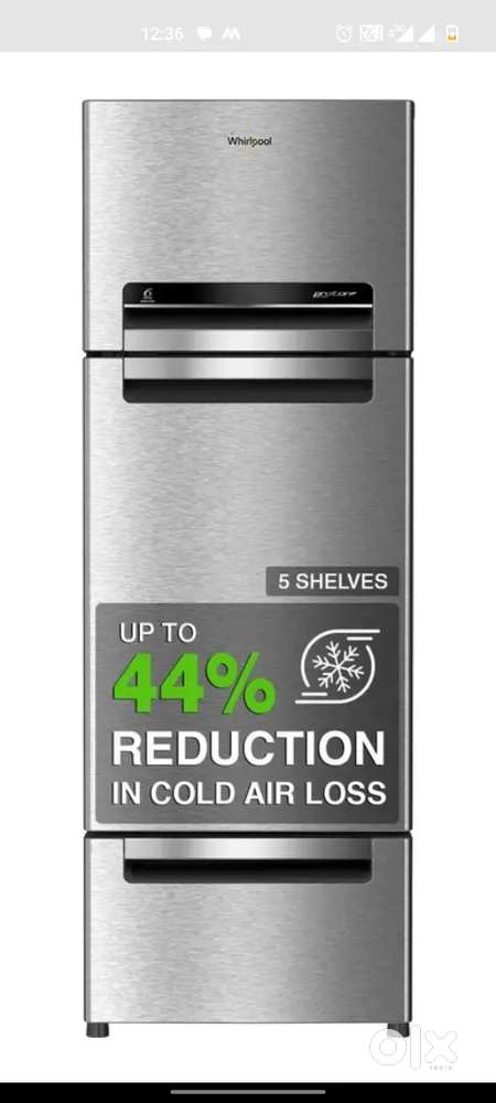 Whirlpool 240 L triple door fridge for sale