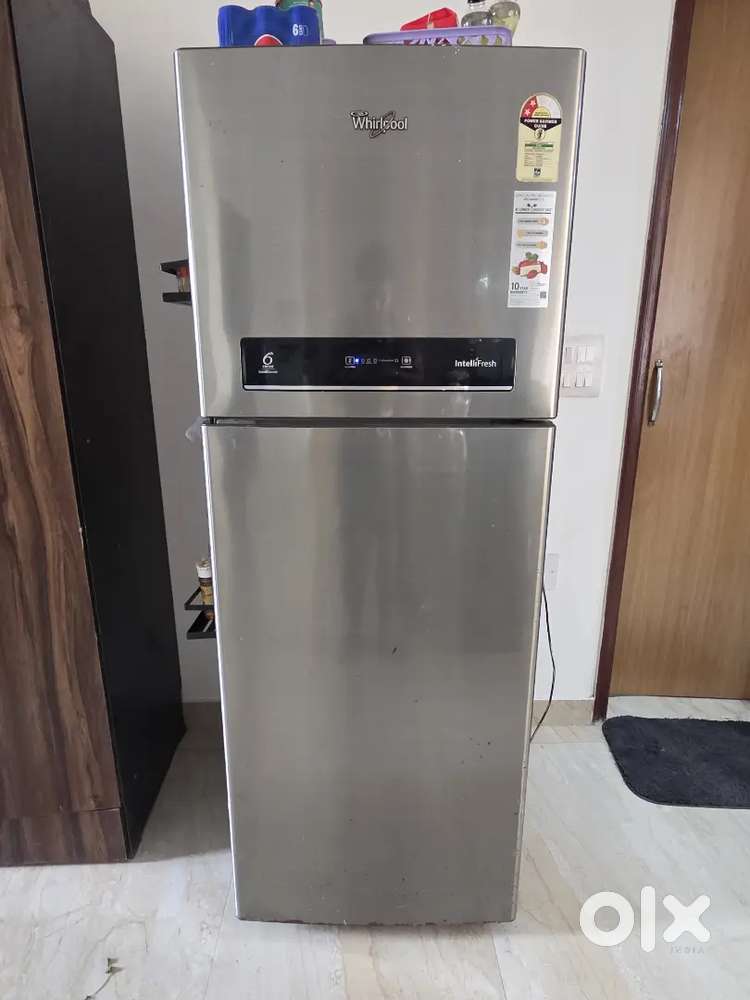 Whirlpool 340 liters double door fridge elegant condition