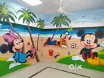 Decorative wall art painting for schools+ Nursery+ kids rooms+ park