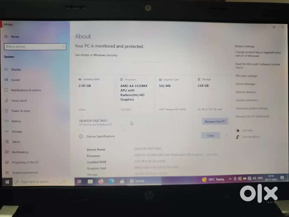 Hp  pavilion g4 Notebook PC Laptop