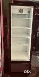 display fridge 30k, deep freezer ( 100ltrs ).10k steel juice box. 30k