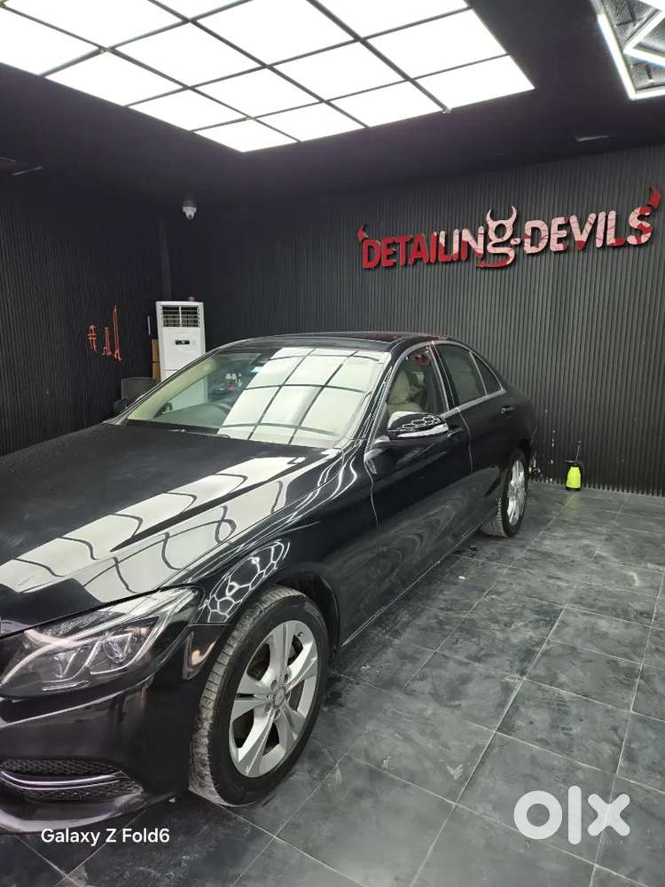 Merc class black colour recently service bill available