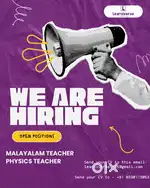Malayalam and physics teacher