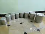 sliver dabbalu, flower pots