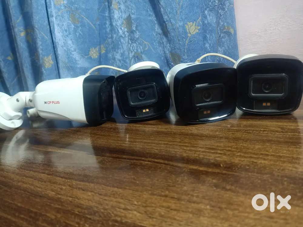 CP PLUS CCTV Camera (4 Piece Set) – Almost New, Only 3 Months Used