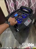 Big Party Speaker (home theatre)With Powerful Batter 2-Cordless mic